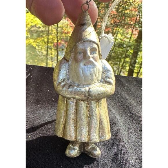3" Bethany Lowe Mini Gold Belsnickel Santa Claus Ornament Vintage Christmas -S73 - Picture 2 of 6